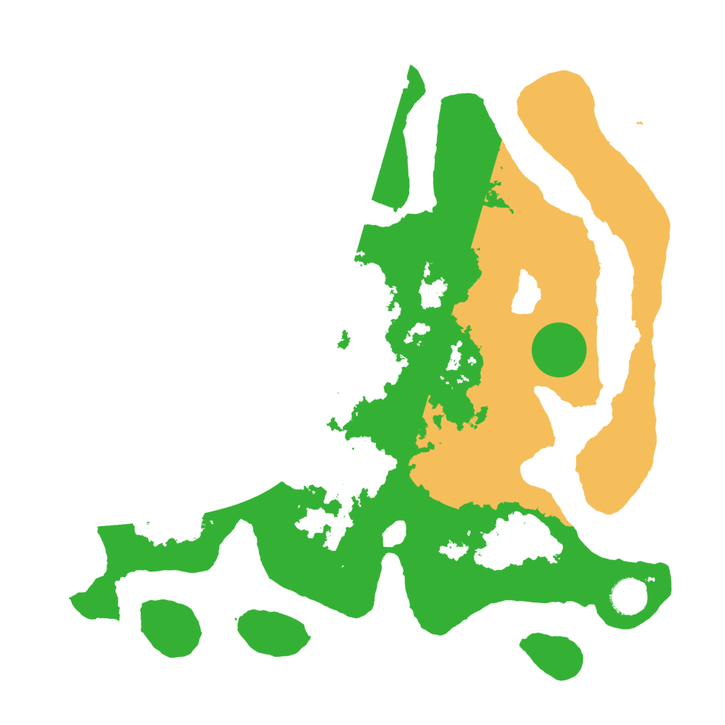 Biome Rust Map: Barren, Size: 3500, Seed: 3355747