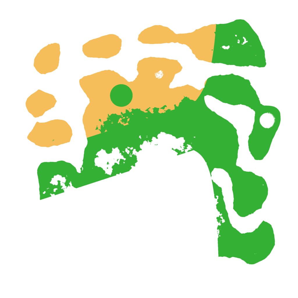 Biome Rust Map: Barren, Size: 3500, Seed: 4544186