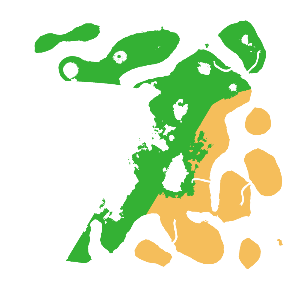 Biome Rust Map: Procedural Map, Size: 3500, Seed: 4973771