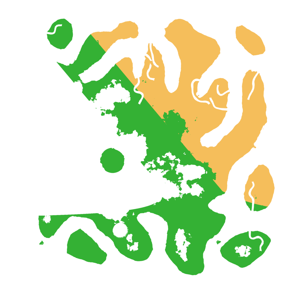 Biome Rust Map: Procedural Map, Size: 3500, Seed: 3033656