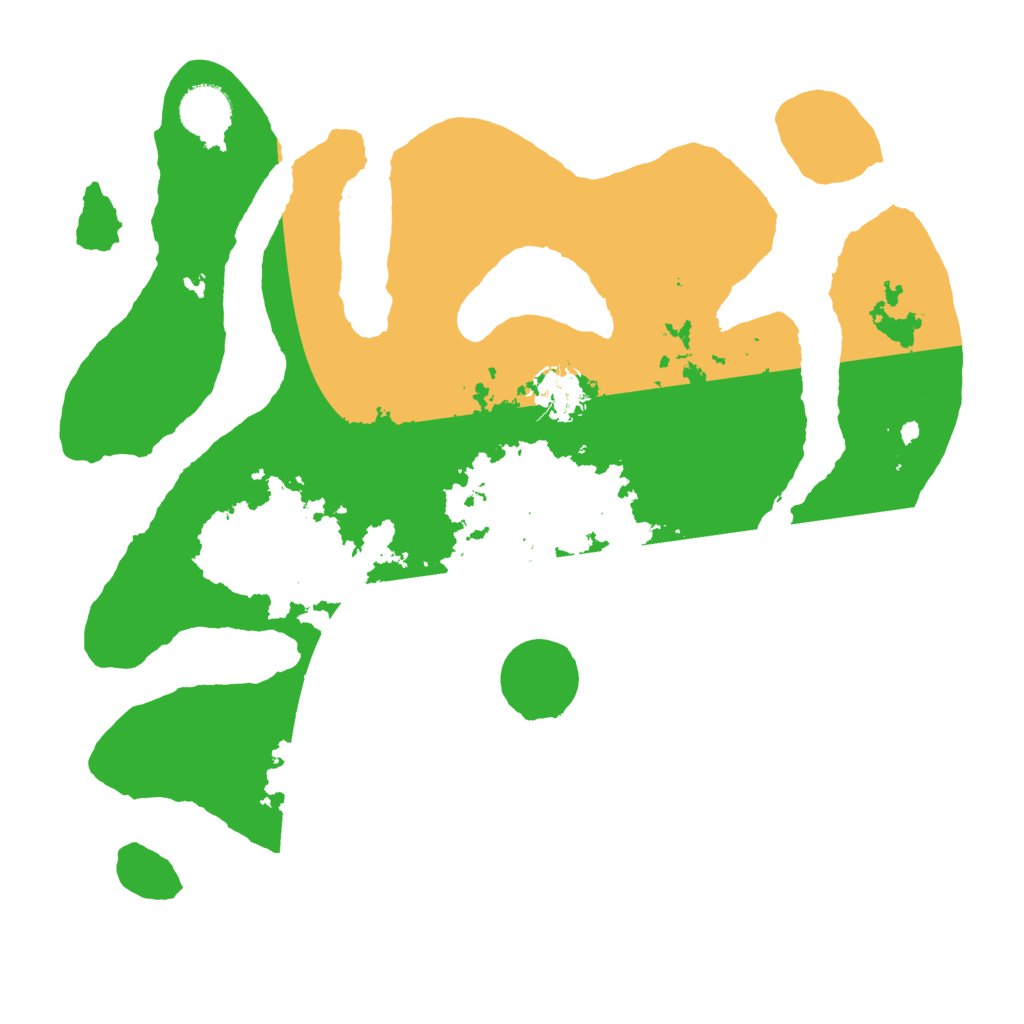 Biome Rust Map: Barren, Size: 3500, Seed: 3044887