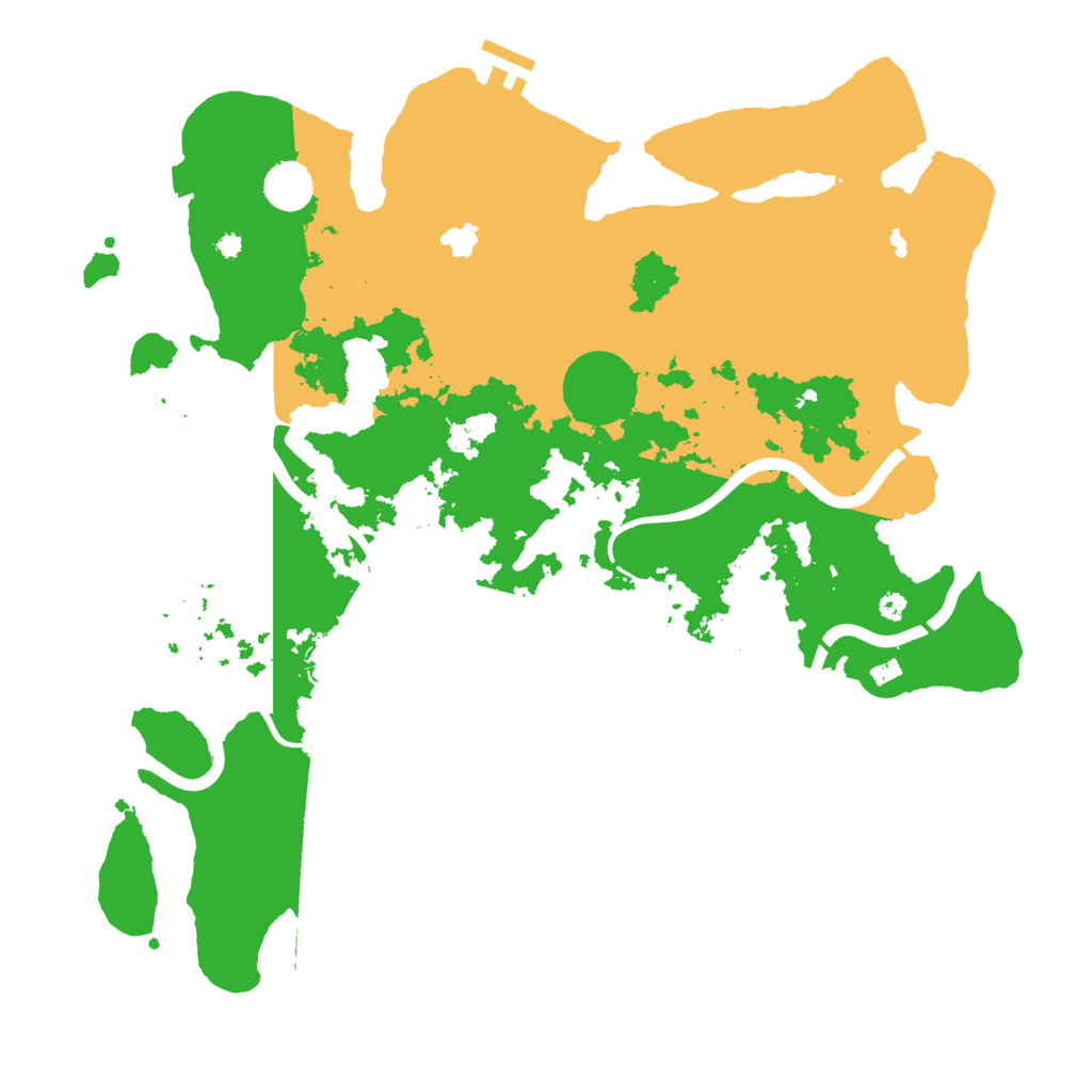 Biome Rust Map: Procedural Map, Size: 4000, Seed: 293562276