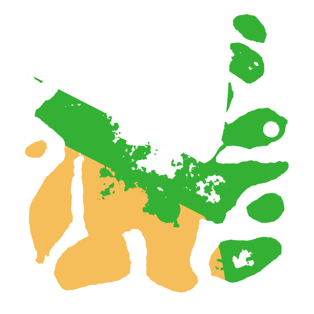 Biome Rust Map: Barren, Size: 3500, Seed: 4949356