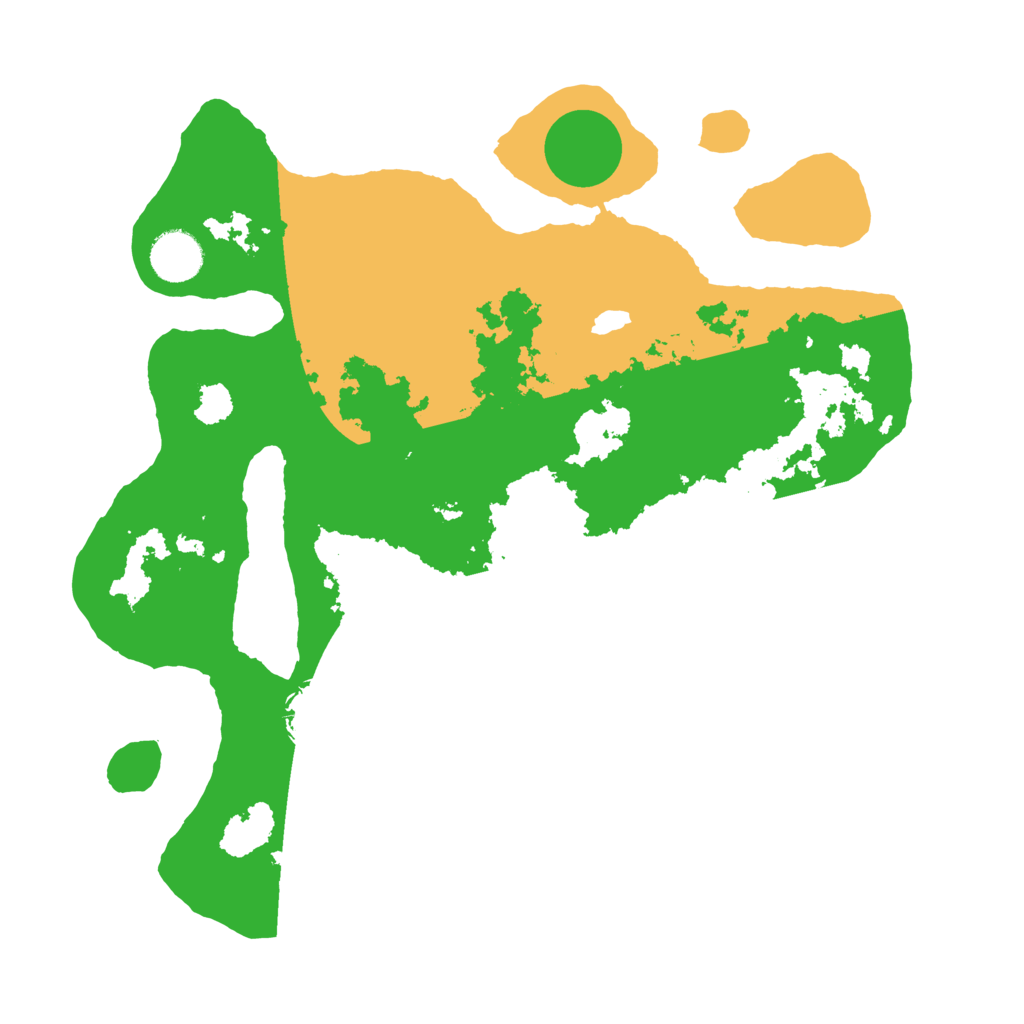 Biome Rust Map: Barren, Size: 3500, Seed: 2937464