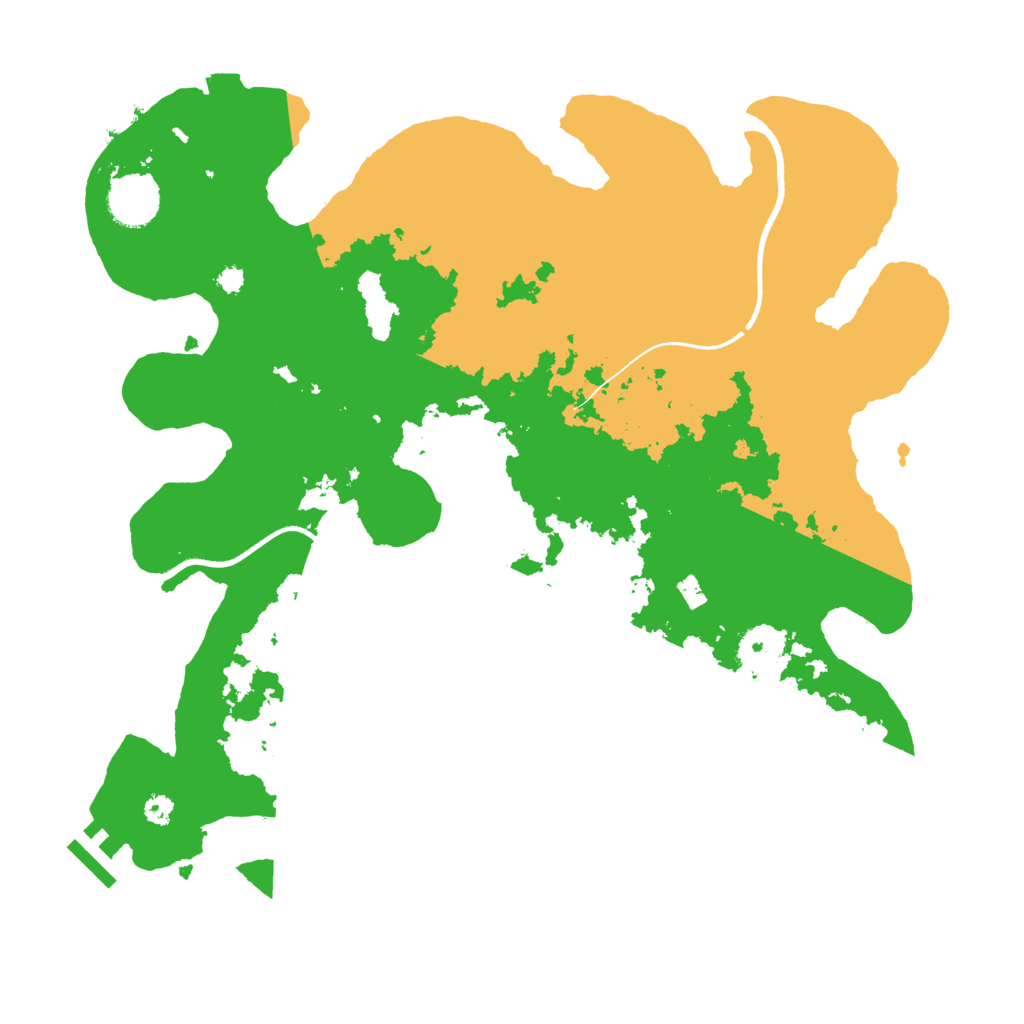 Biome Rust Map: Procedural Map, Size: 3500, Seed: 3191952