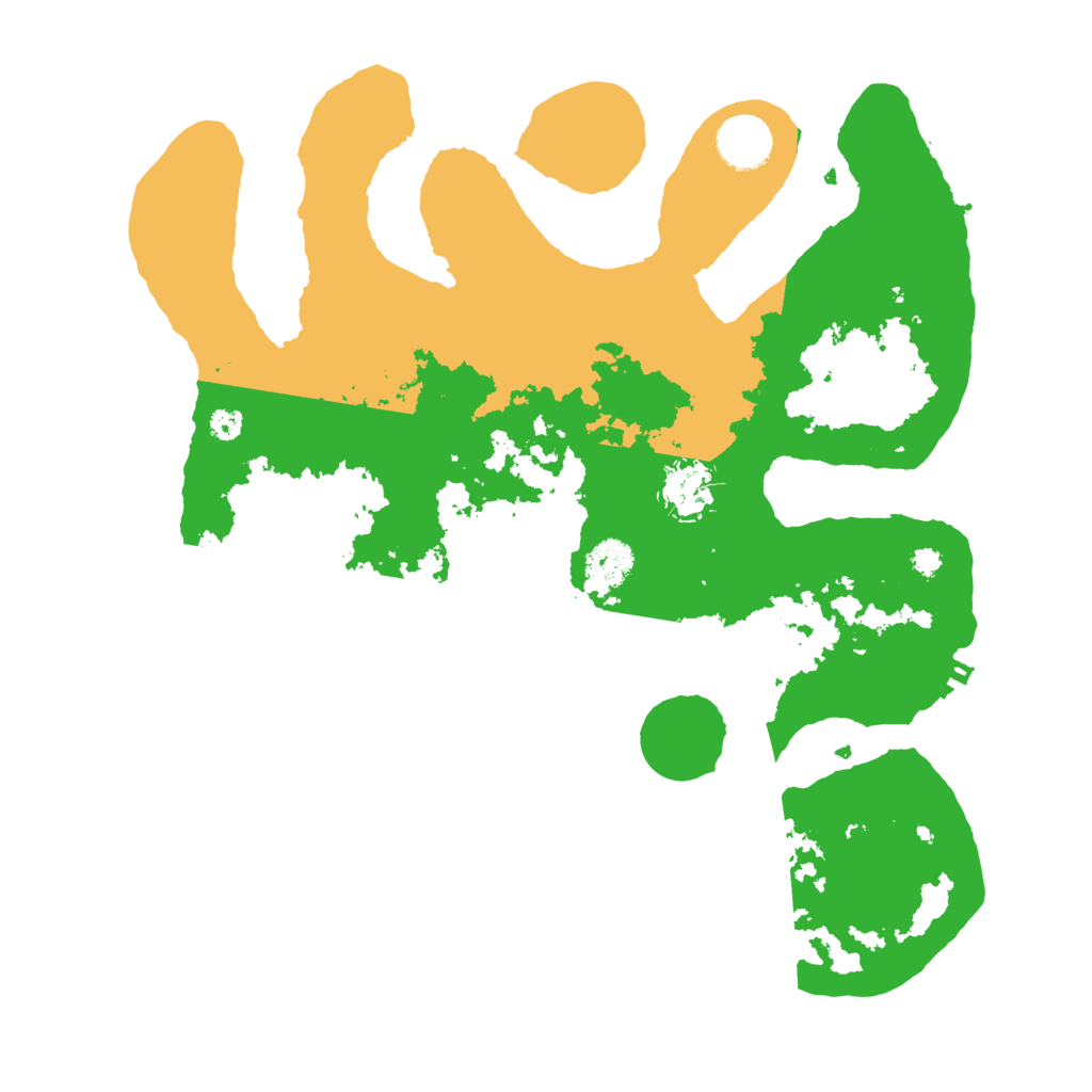 Biome Rust Map: Procedural Map, Size: 3500, Seed: 1375196