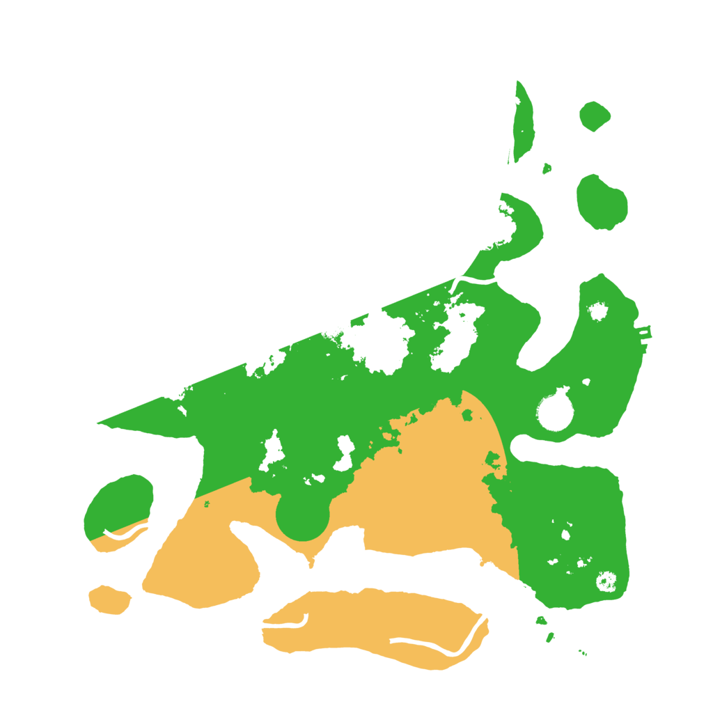 Biome Rust Map: Procedural Map, Size: 3500, Seed: 683657156