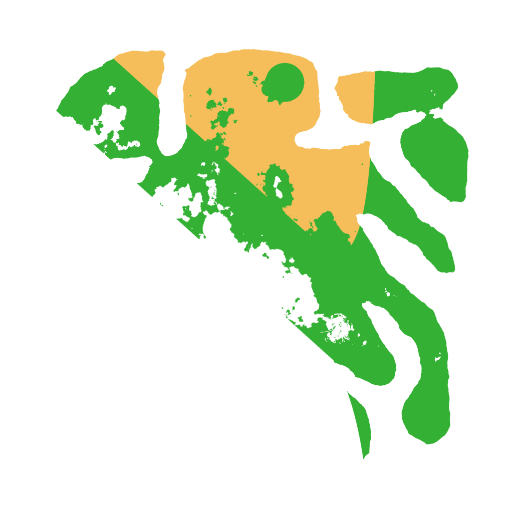 Biome Rust Map: Barren, Size: 3500, Seed: 2439919