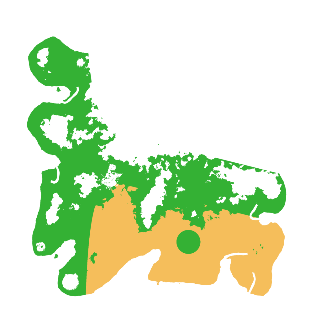 Biome Rust Map: Procedural Map, Size: 3550, Seed: 57827