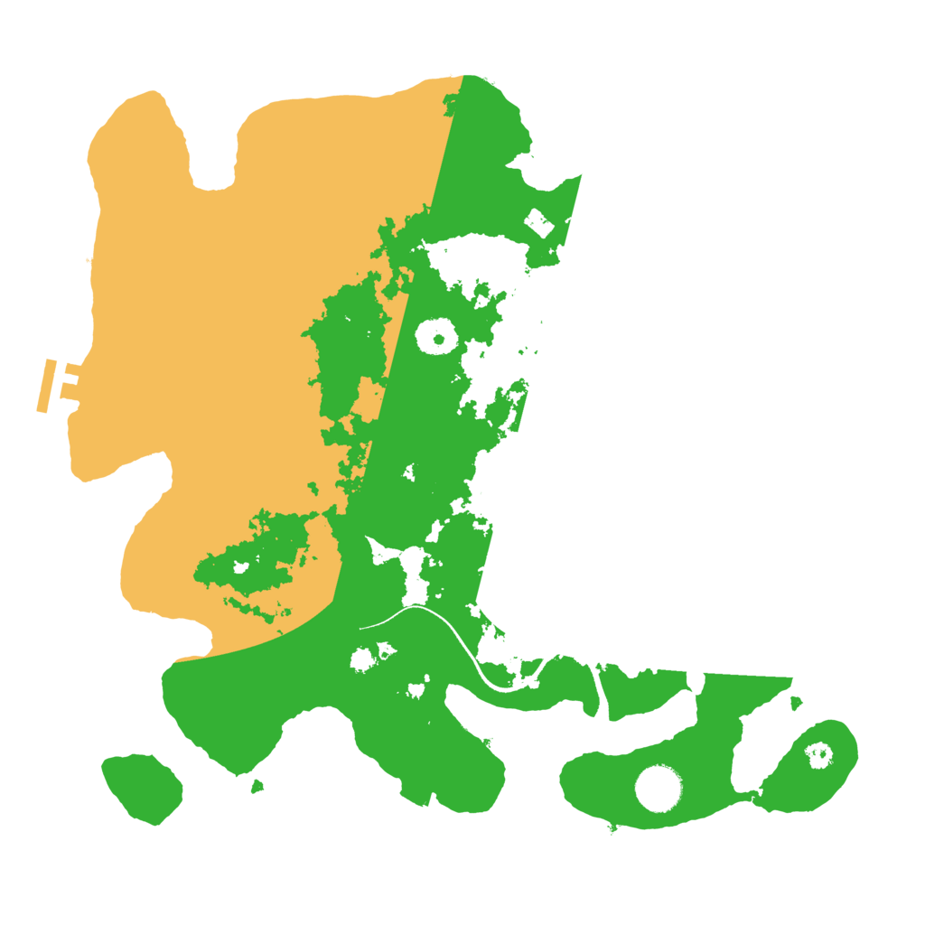 Biome Rust Map: Procedural Map, Size: 3500, Seed: 4838643