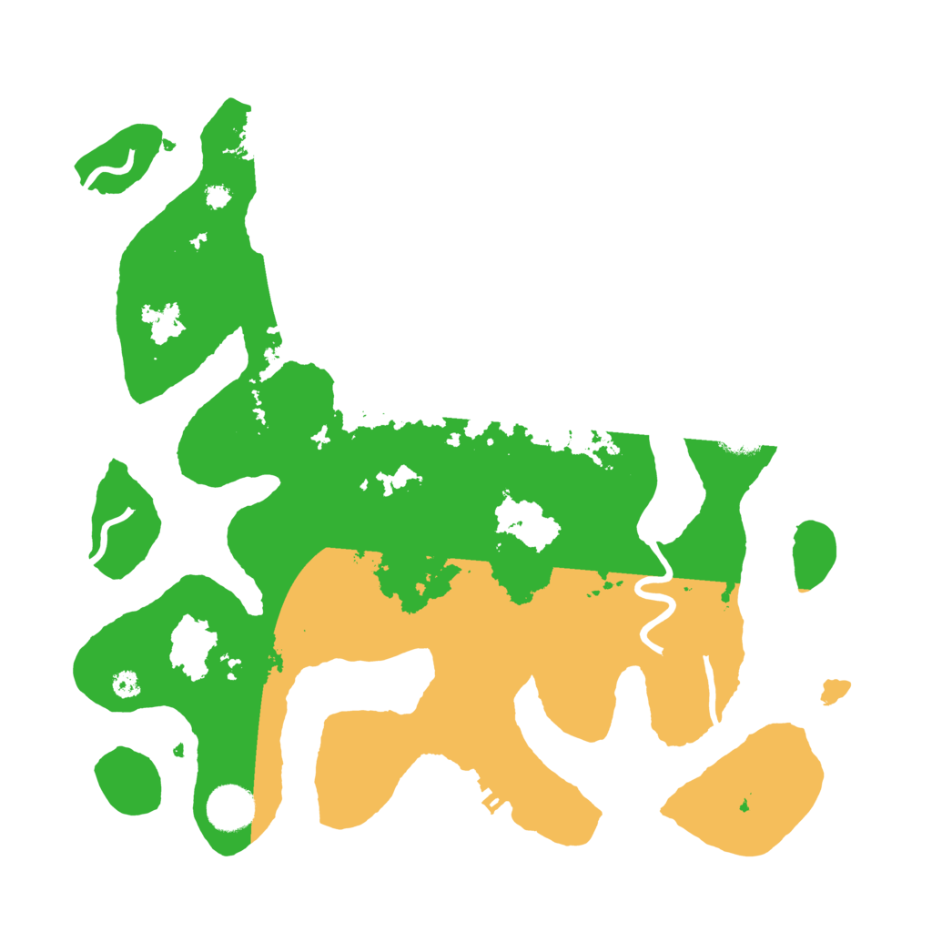 Biome Rust Map: Procedural Map, Size: 3500, Seed: 4419353