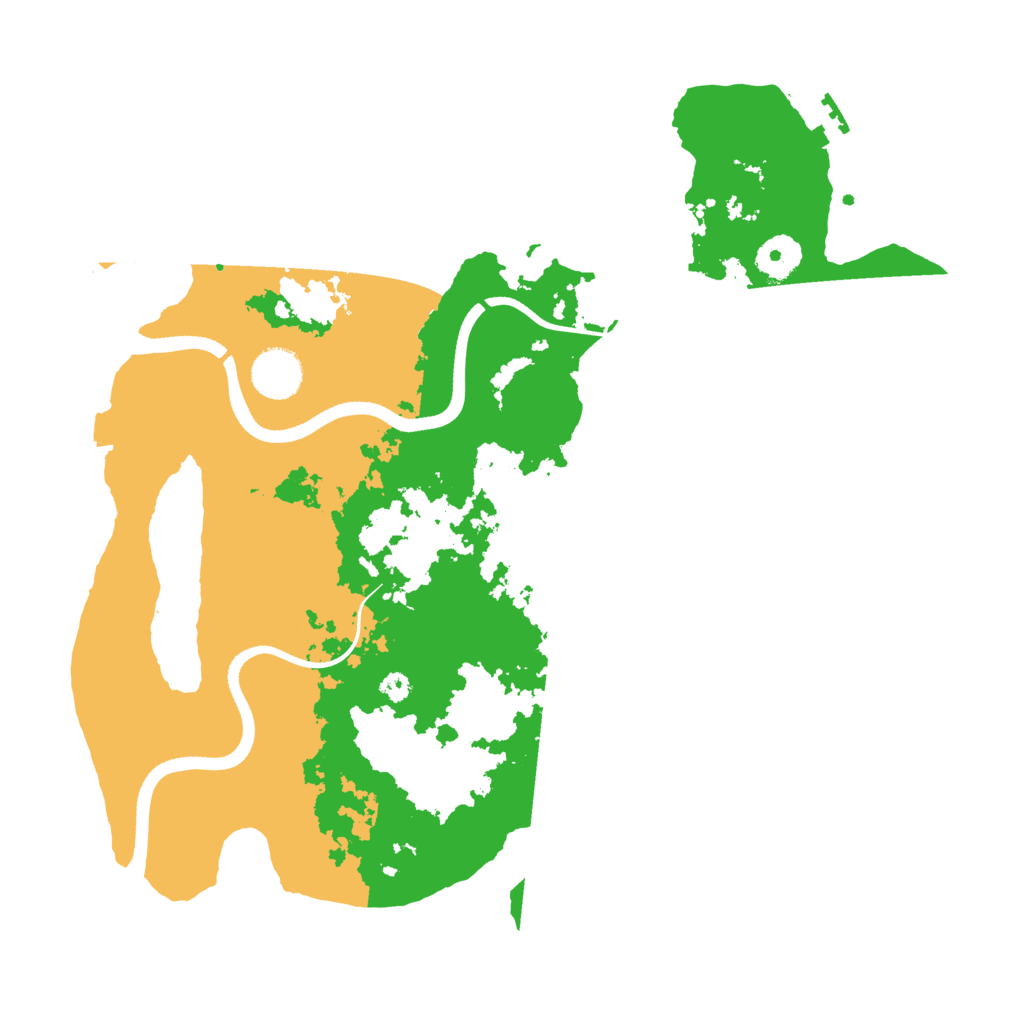 Biome Rust Map: Procedural Map, Size: 3550, Seed: 669699