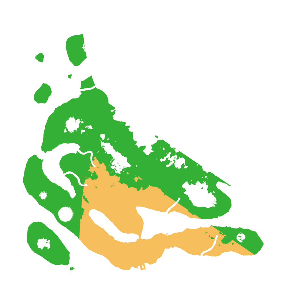 Biome Rust Map: Procedural Map, Size: 3500, Seed: 5289771