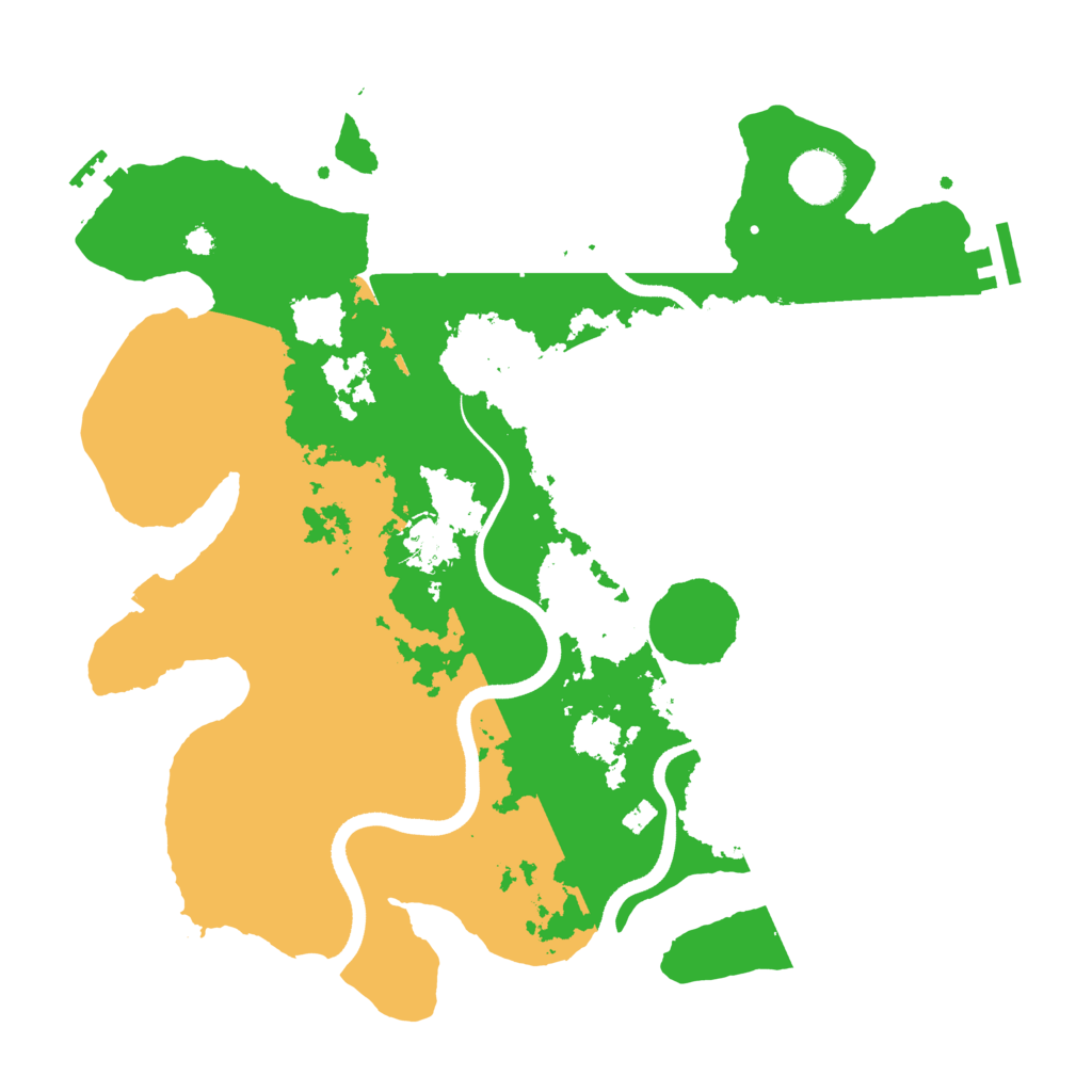 Biome Rust Map: Procedural Map, Size: 3550, Seed: 984062