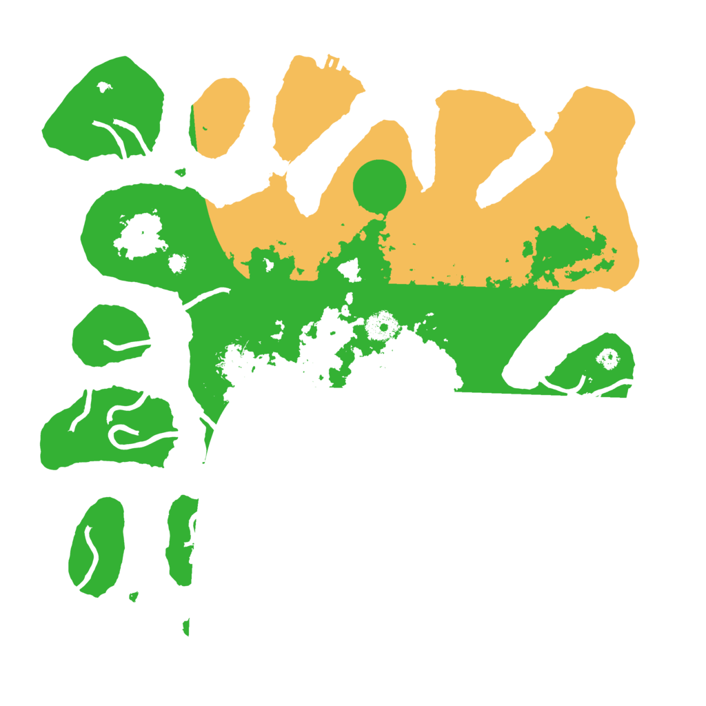 Biome Rust Map: Procedural Map, Size: 3500, Seed: 5486822