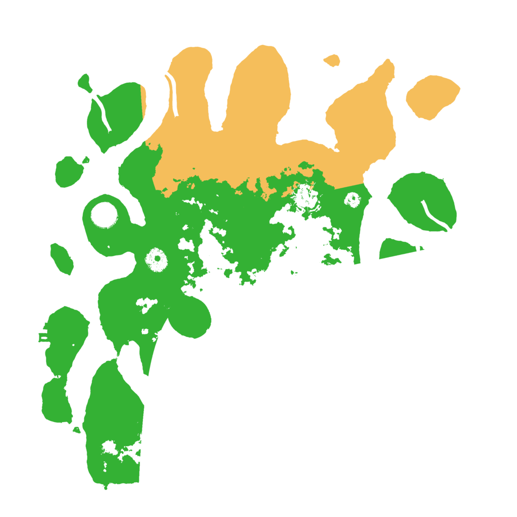 Biome Rust Map: Procedural Map, Size: 3500, Seed: 1699280