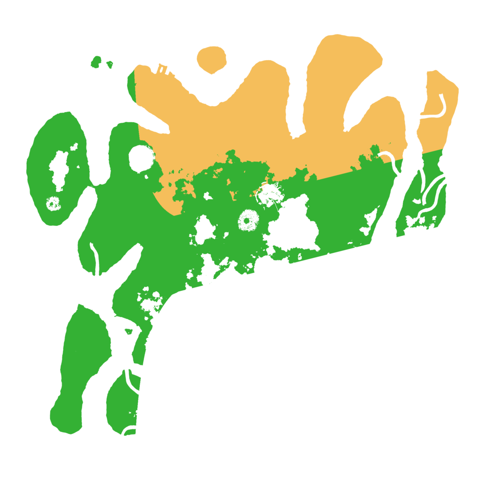 Biome Rust Map: Procedural Map, Size: 3500, Seed: 3074165