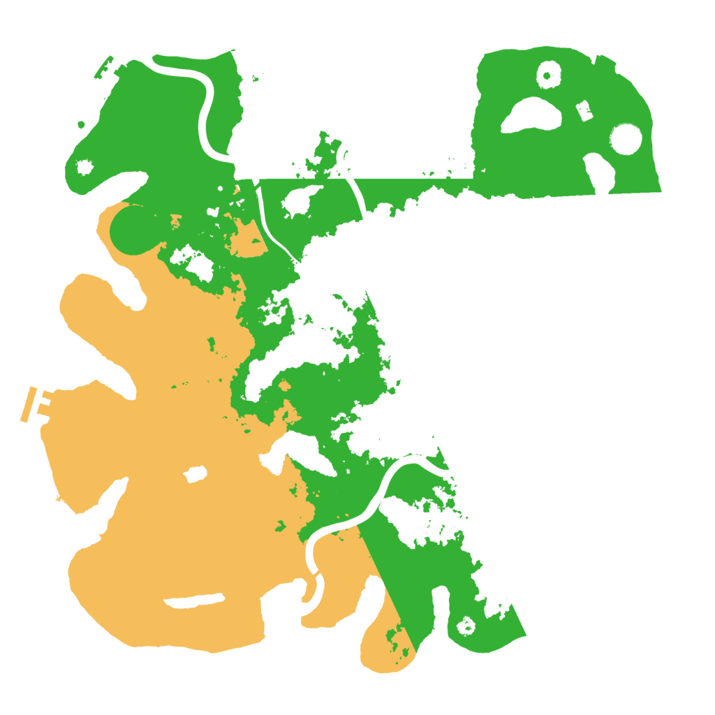 Biome Rust Map: Procedural Map, Size: 4000, Seed: 5367558
