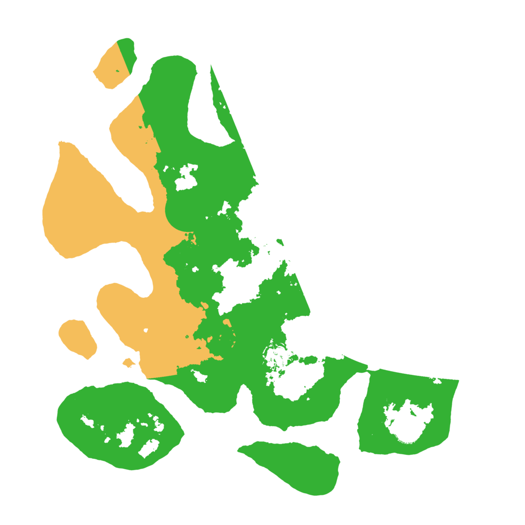 Biome Rust Map: Barren, Size: 3500, Seed: 4901050