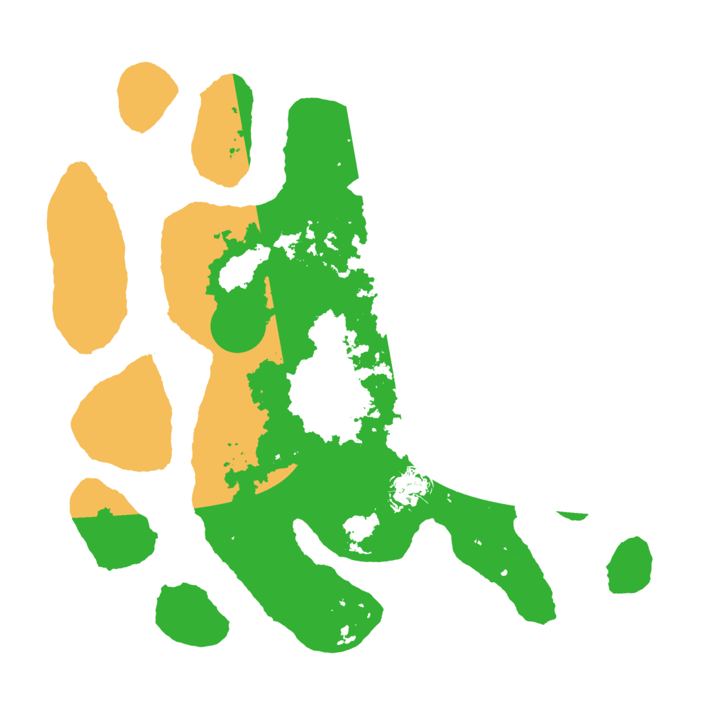 Biome Rust Map: Barren, Size: 3500, Seed: 4453517