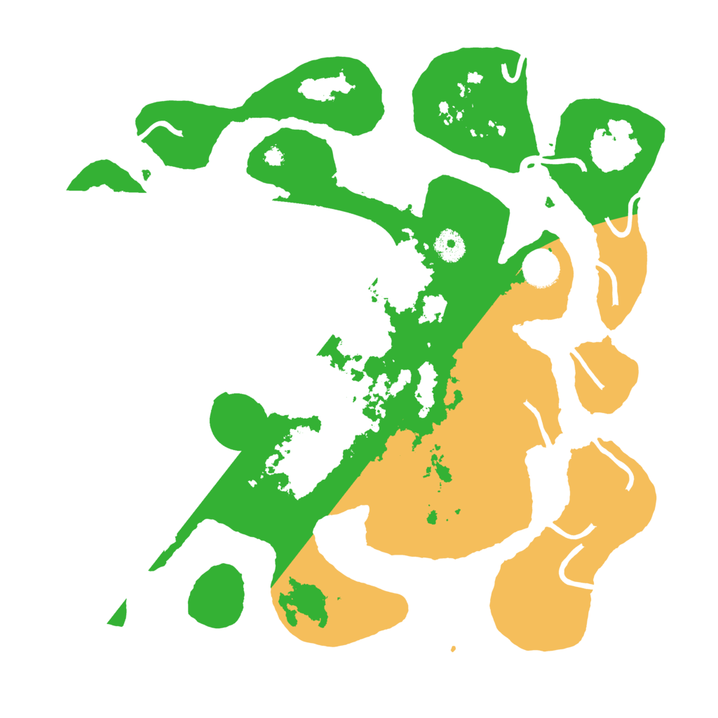 Biome Rust Map: Procedural Map, Size: 3500, Seed: 1645284