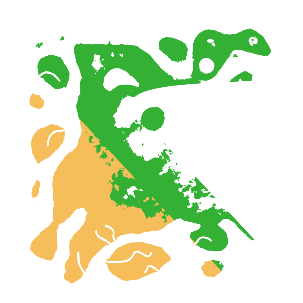 Biome Rust Map: Procedural Map, Size: 3500, Seed: 4319221