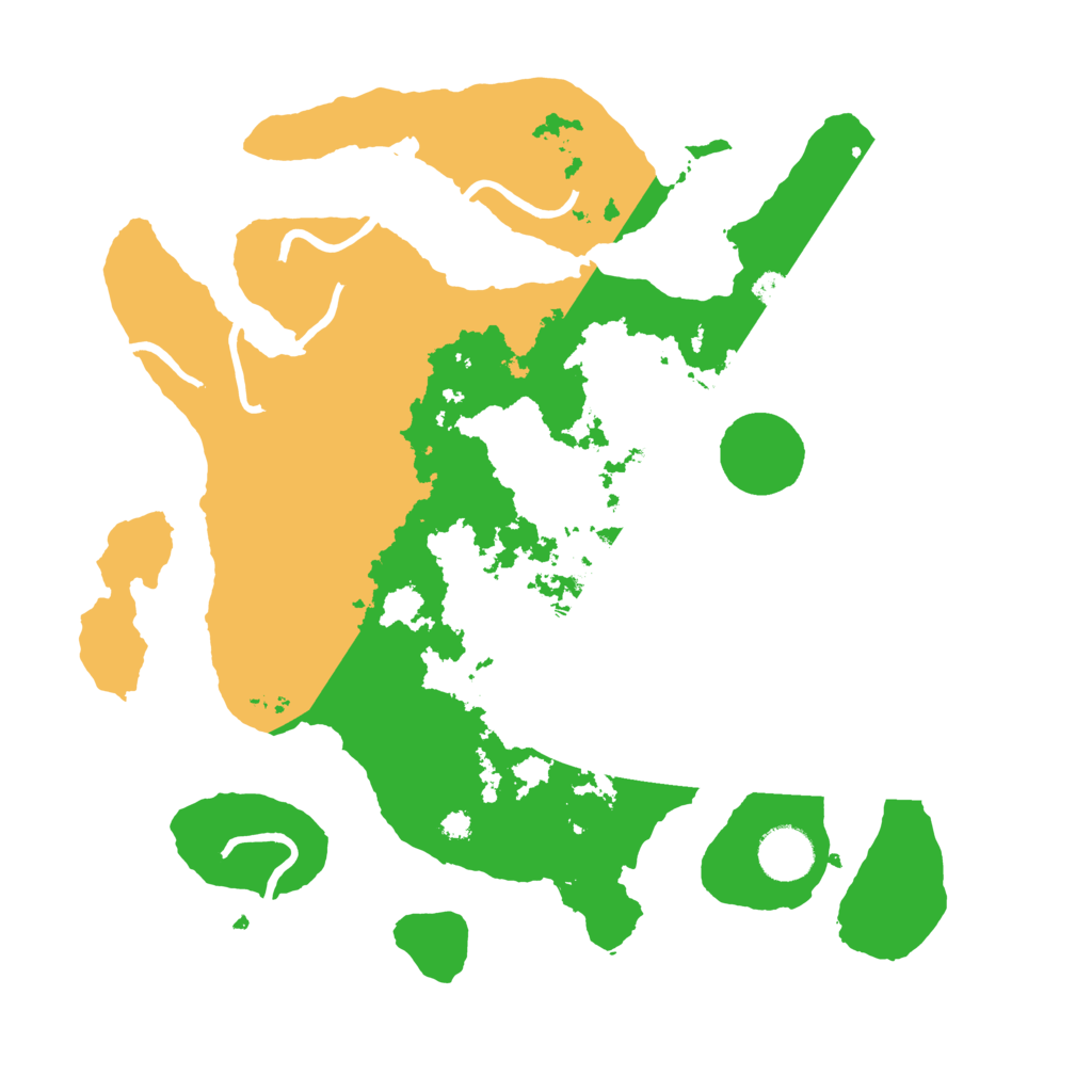 Biome Rust Map: Procedural Map, Size: 3500, Seed: 3616444