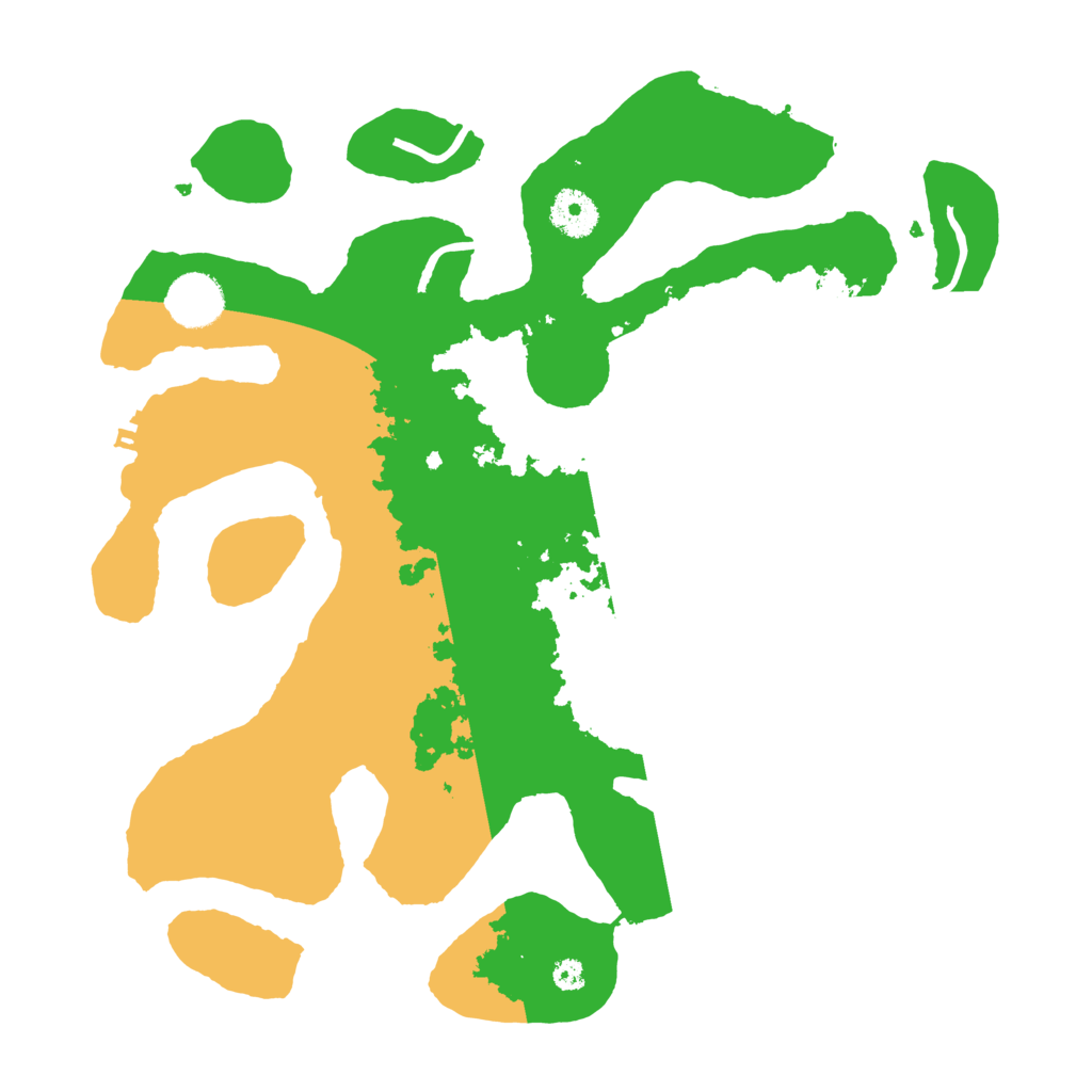 Biome Rust Map: Procedural Map, Size: 3500, Seed: 4178132