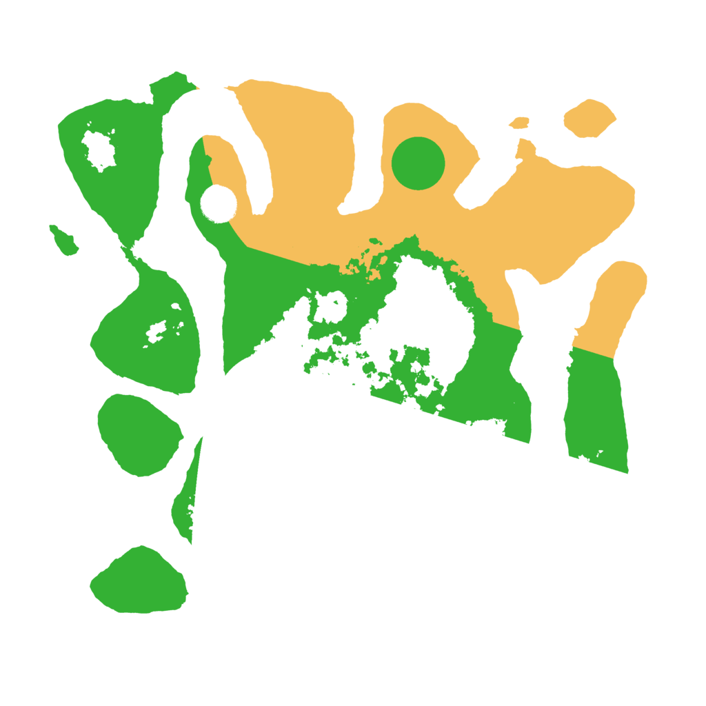 Biome Rust Map: Barren, Size: 3500, Seed: 2137835