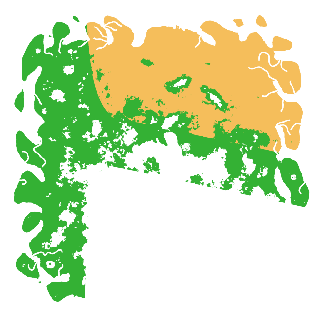 Biome Rust Map: Procedural Map, Size: 6000, Seed: 77312955