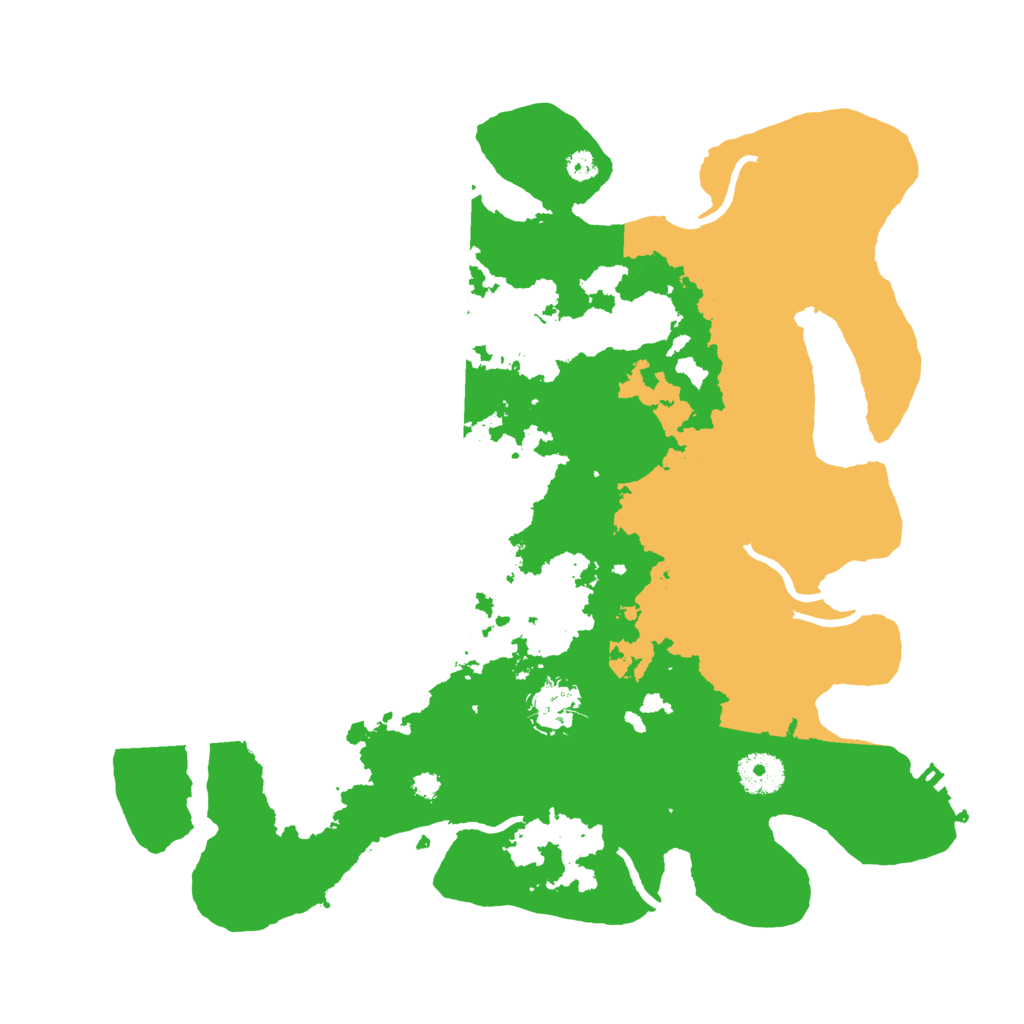 Biome Rust Map: Procedural Map, Size: 3500, Seed: 281870