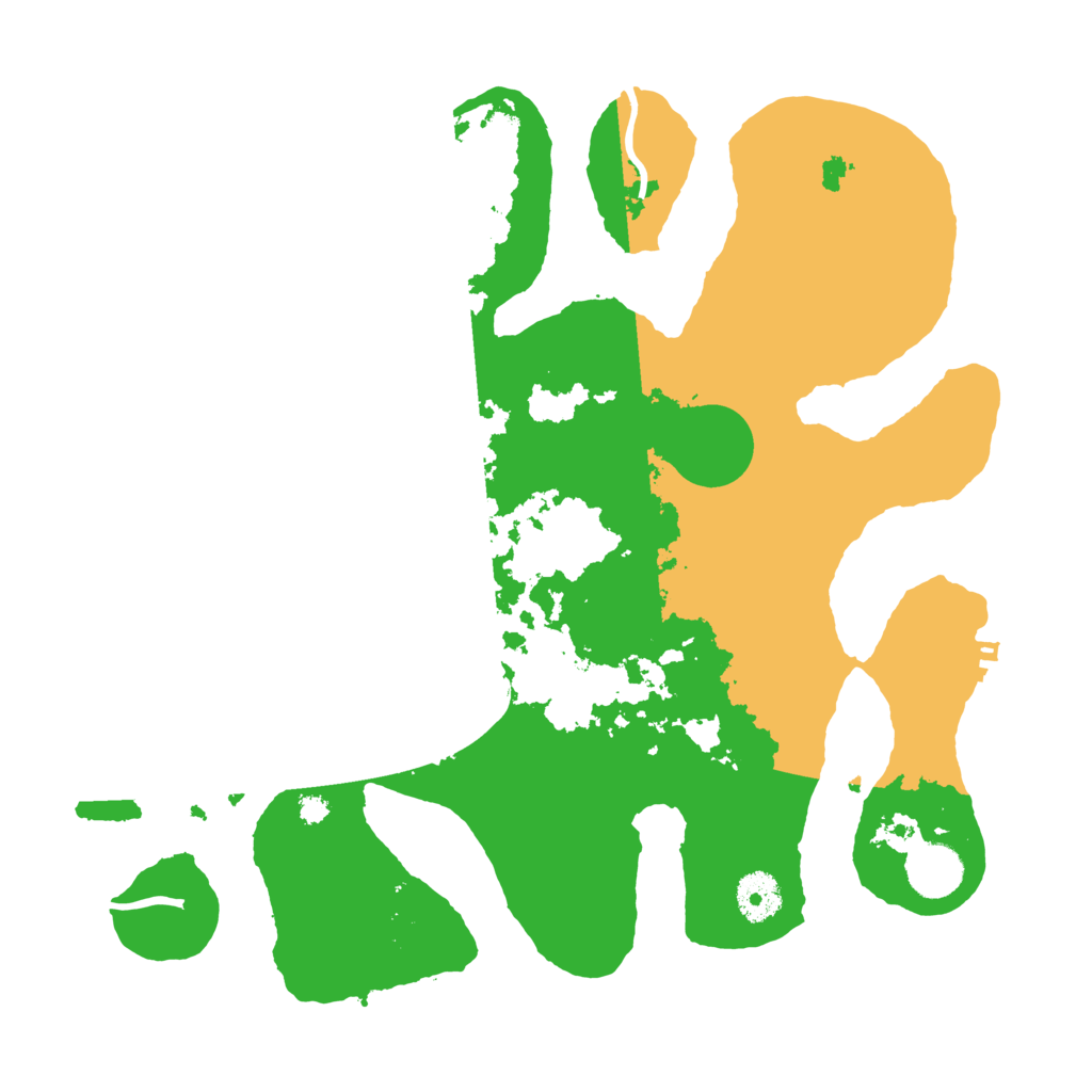 Biome Rust Map: Procedural Map, Size: 3500, Seed: 219804