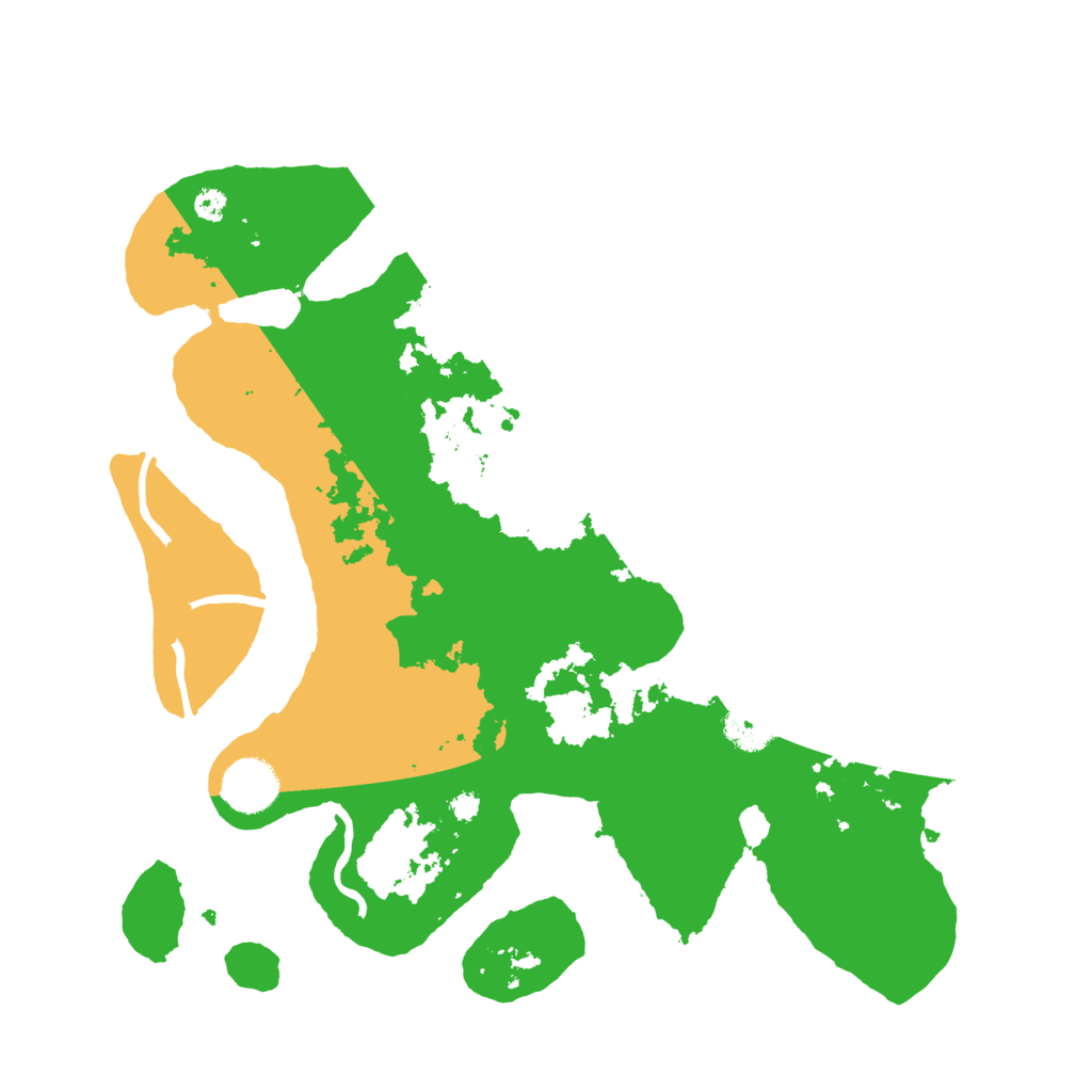 Biome Rust Map: Procedural Map, Size: 3500, Seed: 1019516