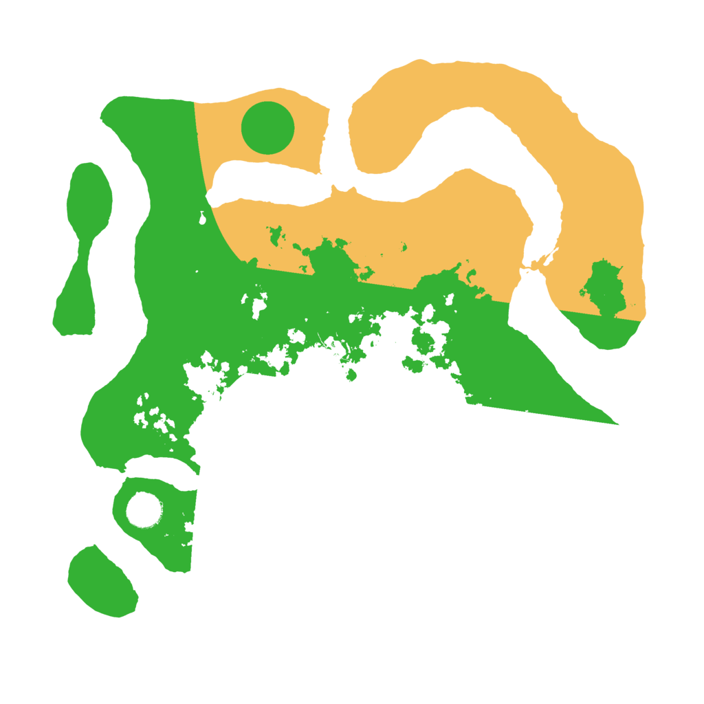 Biome Rust Map: Barren, Size: 3500, Seed: 3767892