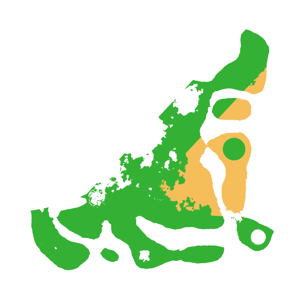 Biome Rust Map: Barren, Size: 3500, Seed: 2658730