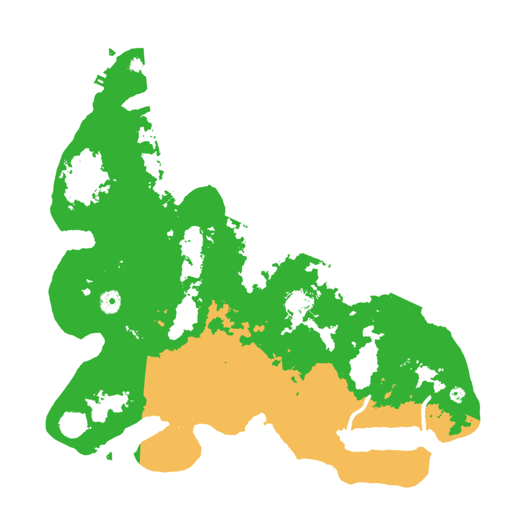 Biome Rust Map: Procedural Map, Size: 3500, Seed: 2244829