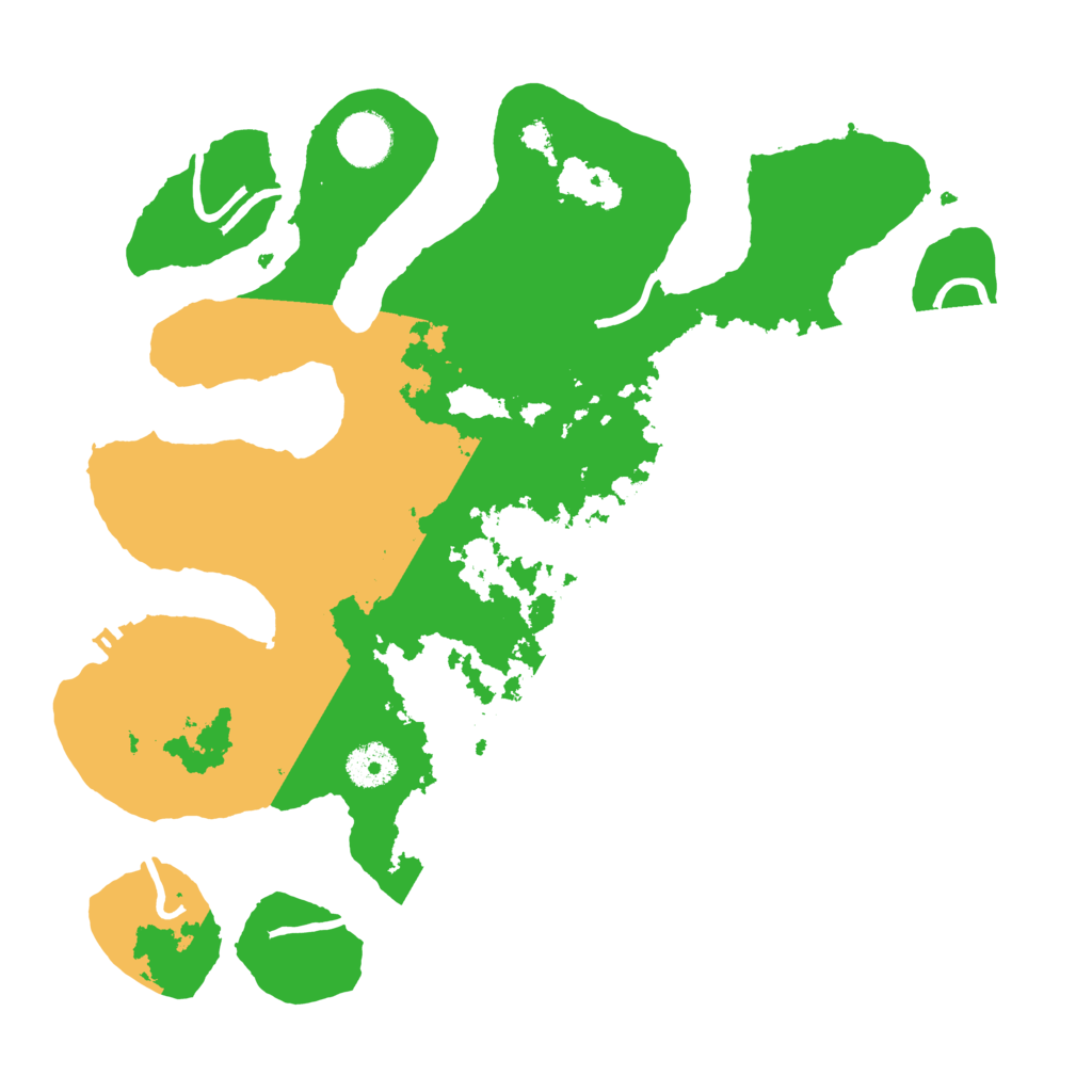 Biome Rust Map: Procedural Map, Size: 3500, Seed: 3581731