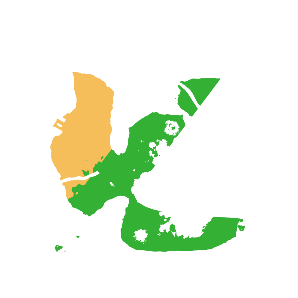 Biome Rust Map: Procedural Map, Size: 2101, Seed: 14088