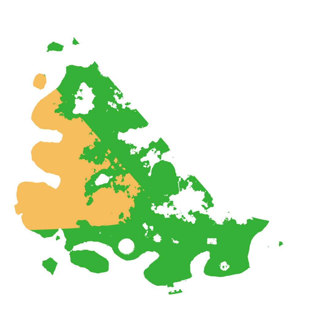 Biome Rust Map: Procedural Map, Size: 3500, Seed: 1710311