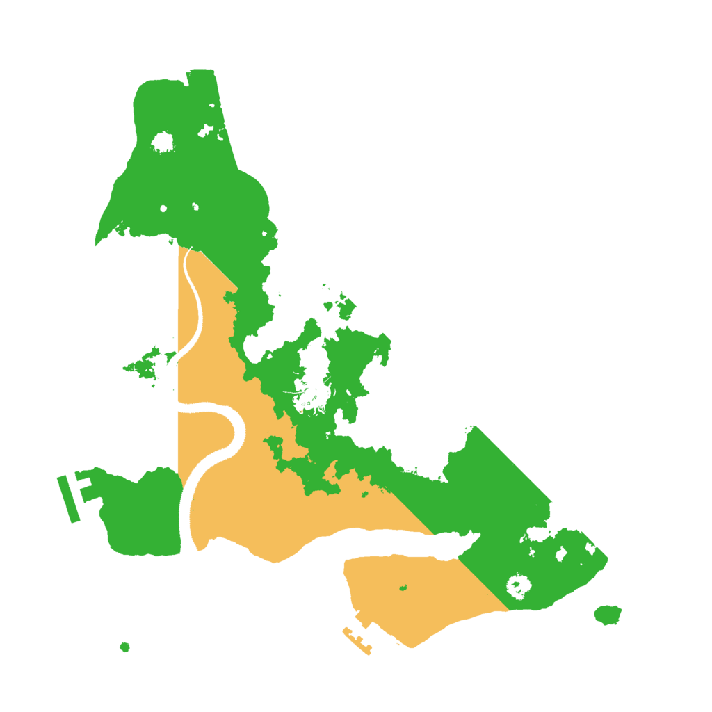 Biome Rust Map: Procedural Map, Size: 3000, Seed: 35