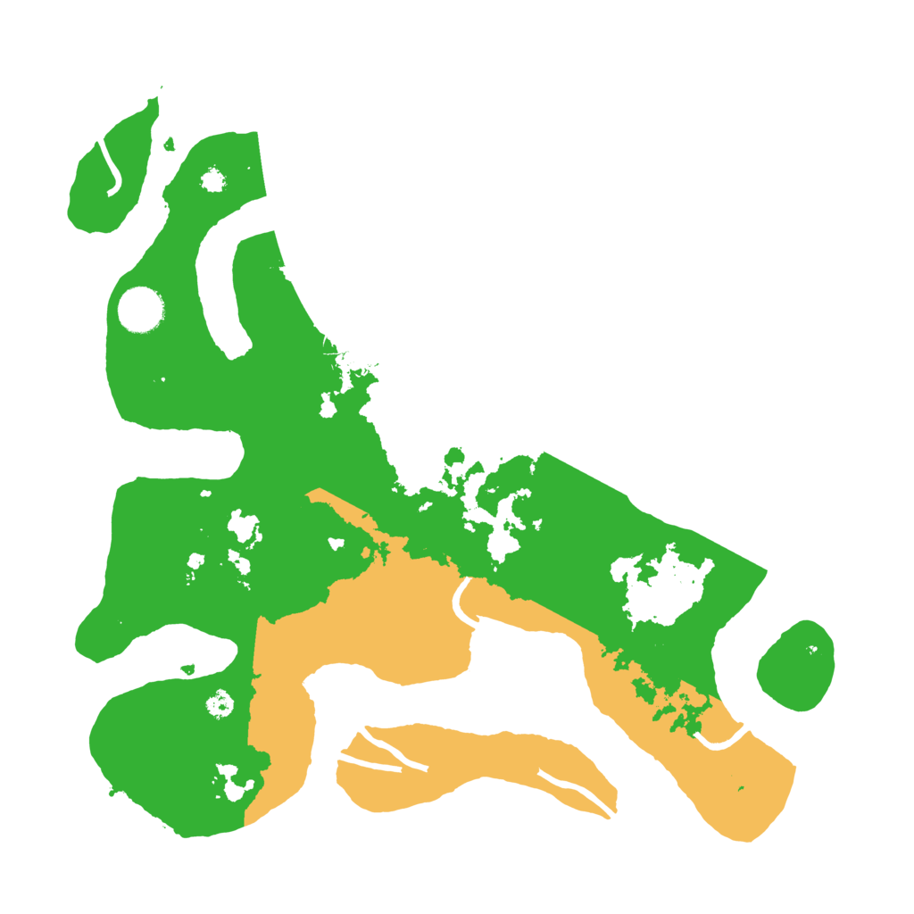 Biome Rust Map: Procedural Map, Size: 3500, Seed: 1400783