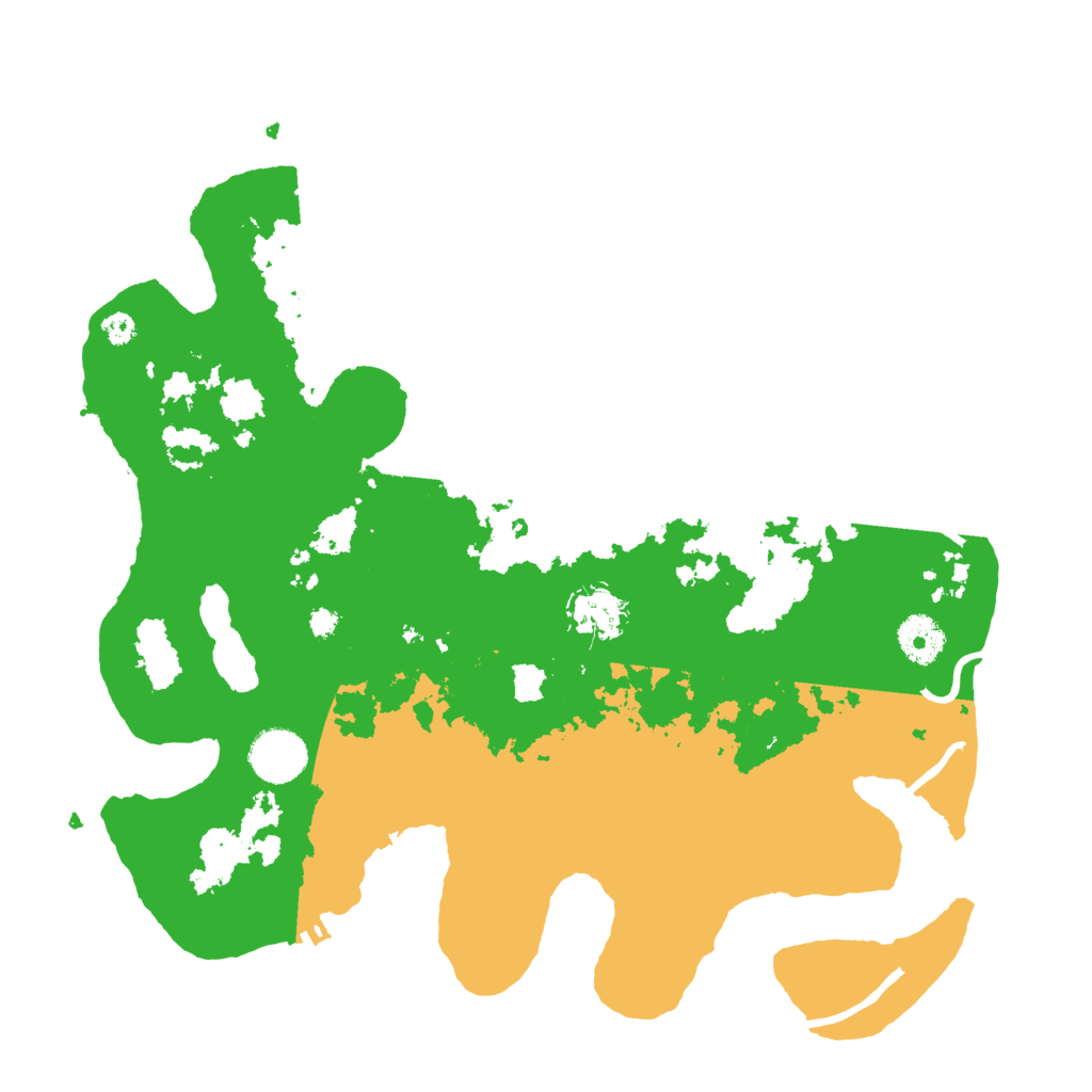 Biome Rust Map: Procedural Map, Size: 3500, Seed: 2677750
