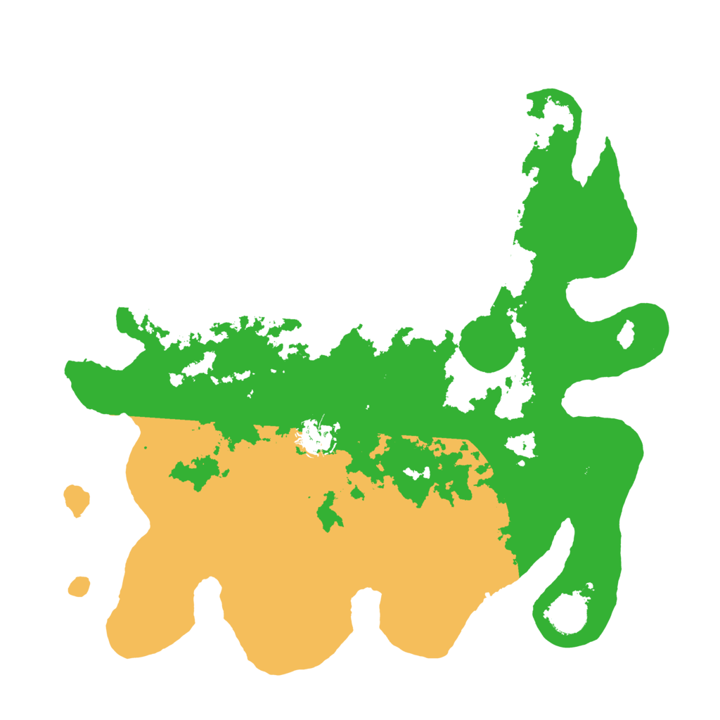 Biome Rust Map: Barren, Size: 3500, Seed: 6414238