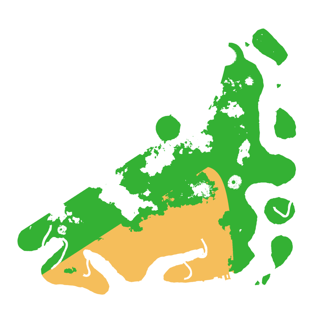 Biome Rust Map: Procedural Map, Size: 3500, Seed: 4397181