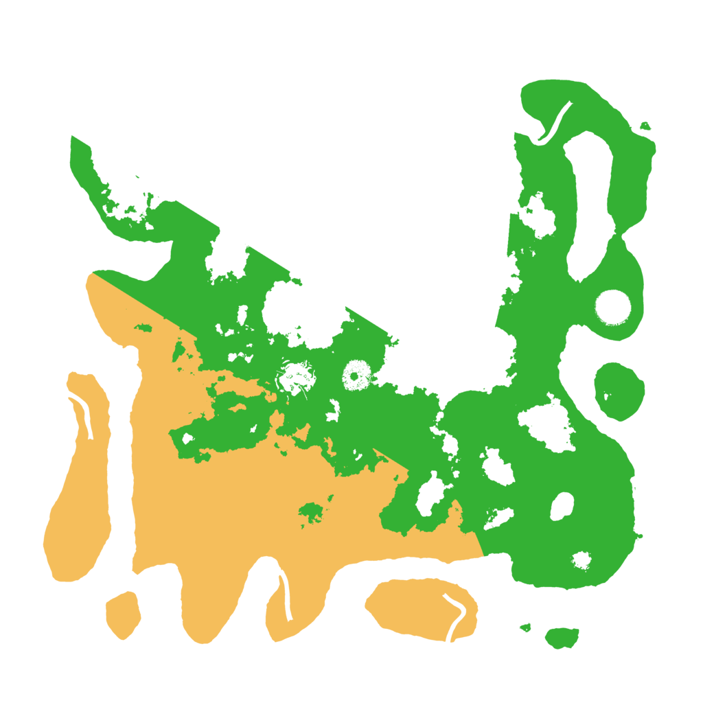 Biome Rust Map: Procedural Map, Size: 3500, Seed: 5485198