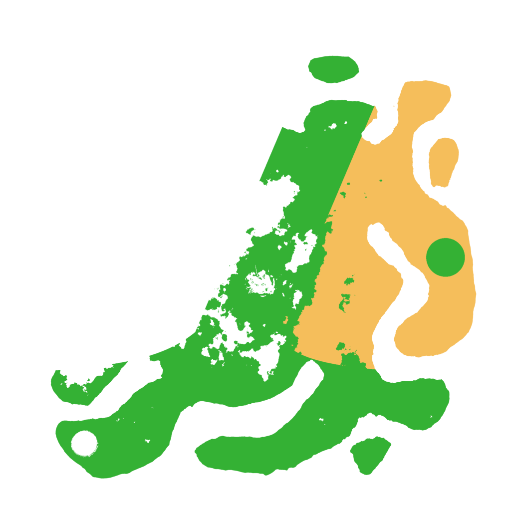 Biome Rust Map: Barren, Size: 3500, Seed: 2065249