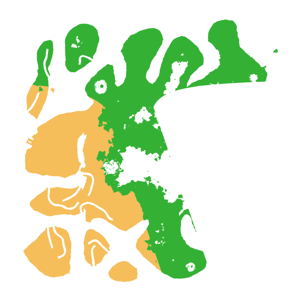 Biome Rust Map: Procedural Map, Size: 3500, Seed: 5971538