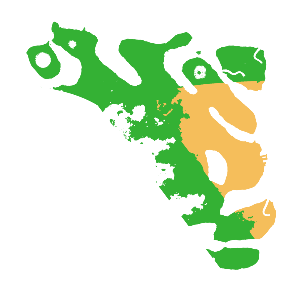 Biome Rust Map: Procedural Map, Size: 3500, Seed: 3383303