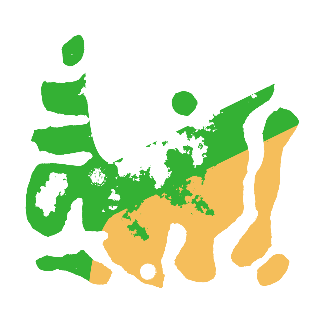 Biome Rust Map: Barren, Size: 3500, Seed: 5515689