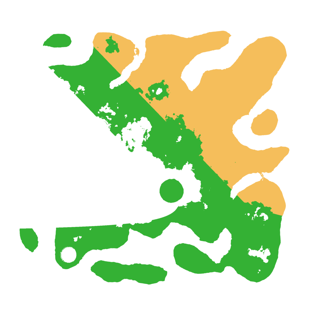 Biome Rust Map: Barren, Size: 3500, Seed: 4026882